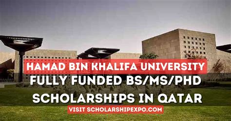 Hamad Bin Khalifa University Scholarship In Qatar