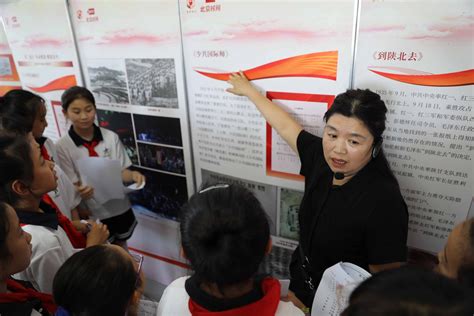 流动的爱国主义教育基地进校园巡展活动走进北京市大兴区兴海学校北京时间