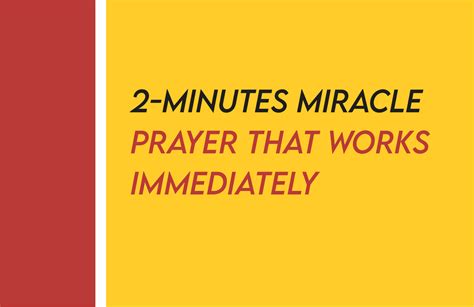 Miracle Minute Prayer For Money Blessing That Works Fast