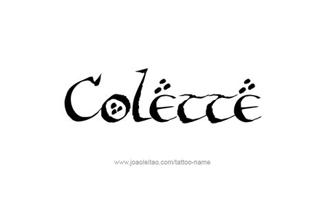 Colette Name Tattoo Designs