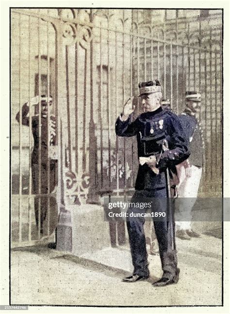 French History General Saluting Affair Dreyfus Affair The Rennes Trial 1899 Boisdeffre High Res