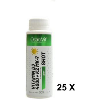 Ostrovit Vitamin D3 4000 IU K2 MK 7 shot 25 x 100 ml od 834 Kč