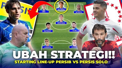 RESMI Bojan Hodak Ubah Strategi Prediksi Line Up Persib Vs Persis