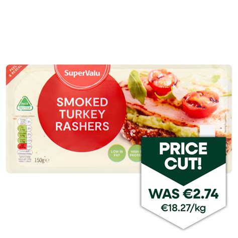 SuperValu Smoked Turkey Rashers (150 g) - Storefront EN