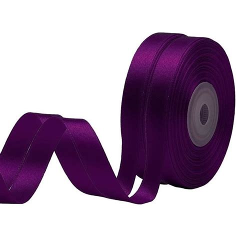 Rouleaux De Ruban Satin Pour Vos Cadeaux Et D Coration Violet Fonc