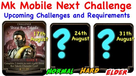 Mk Mobile Next Challenge Mortal Kombat Mobile Upcoming Challenges