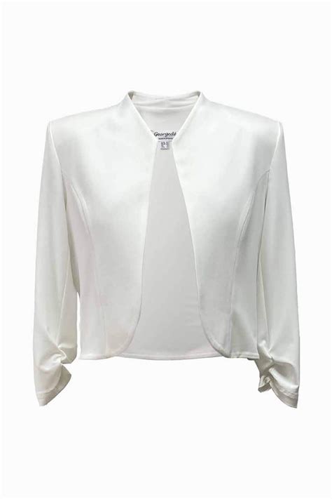 Georgede K22771u P150 Ecru Off White Bolero Jacket