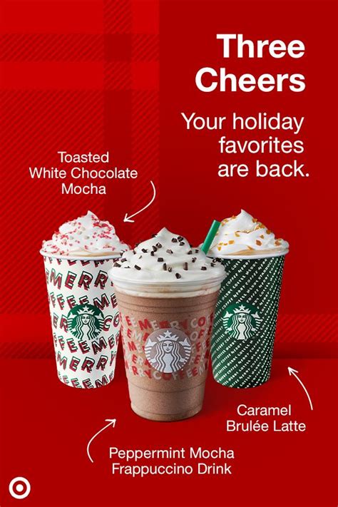 Starbucks seasonal flavors have returned | Starbucks holiday drinks ...