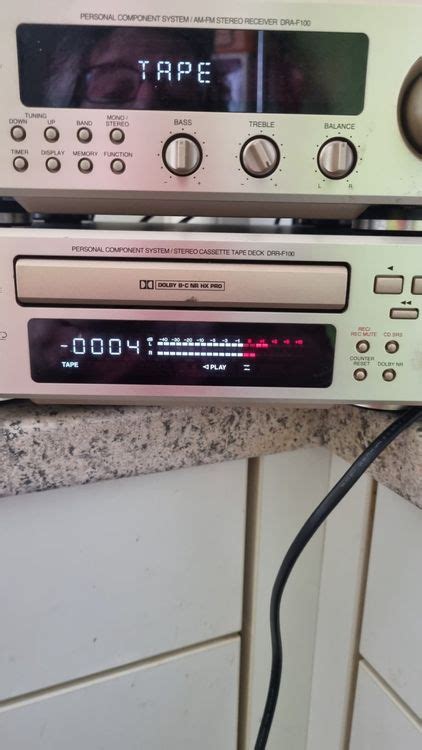 Denon Drr F100 Stereo Kassetten Deck Und Dra F100 Receiver Kaufen