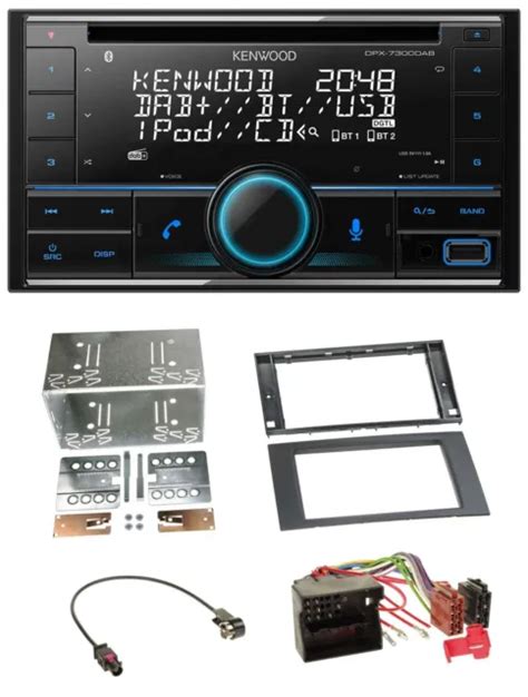 Kenwood Cd Din Dab Usb Mp Bluetooth Autoradio F R Ford Focus Fiesta