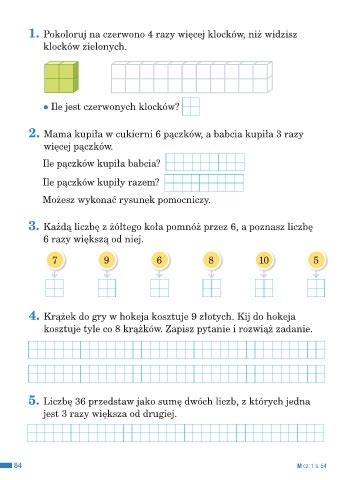 Page 86 Elementarz odkrywców Ćwiczenia matematyka klasa 3 część 1