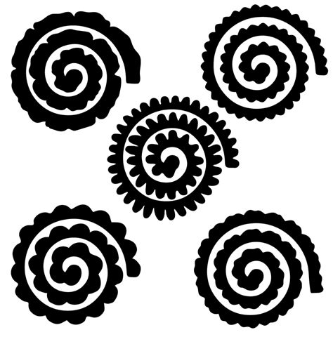 Rolled Flower Svg Cut File | Free SVG Cut Files. Create your DIY ...