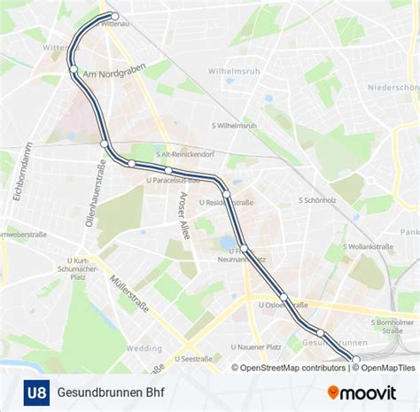 U Route Fahrpl Ne Haltestellen Karten Gesundbrunnen Bhf