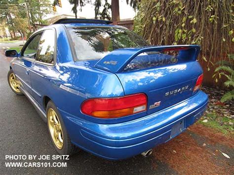 1998 Subaru Impreza 2.5RS photo page. Rally Blue color. Photos taken ...