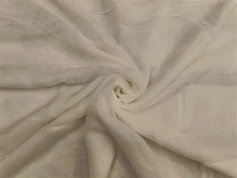 White Dyeable Viscose Organza Fabric At Rs 3300 00 Karam Pura New