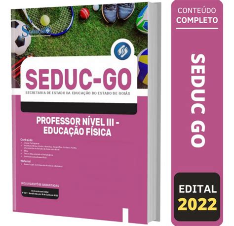 Apostila Seduc Go Professor Nível 3 Educação Física Parcelamento