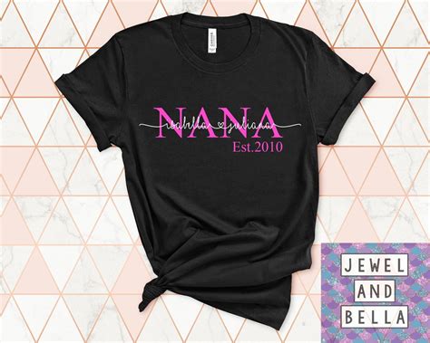 Personalized Grandma Shirts Custom Grandma Shirts | Etsy