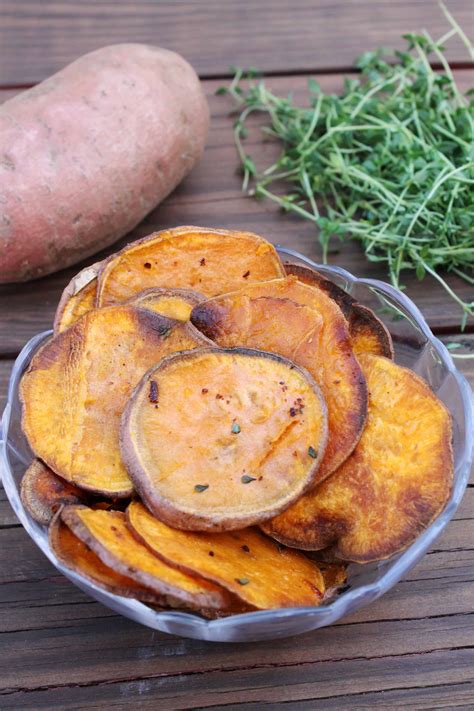 Sweet Potato Chips With Thyme