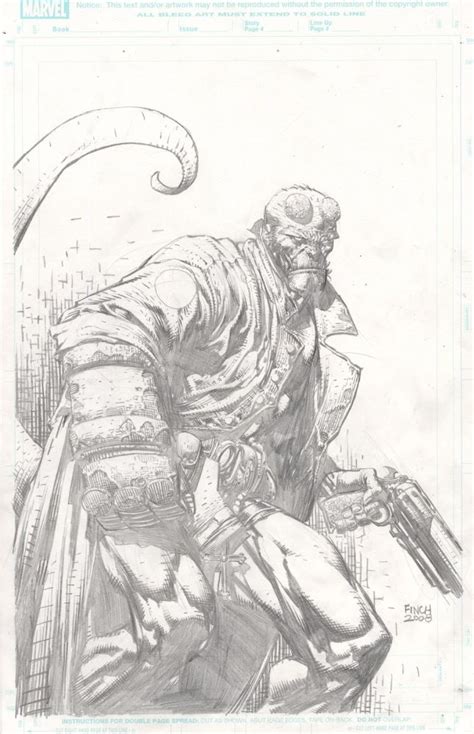 Hellboy Pencils Only David Finch Comic Art Community GALLERY OF