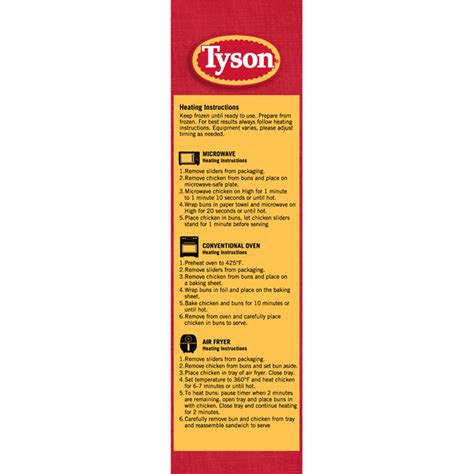 Tyson Sliders Chicken Breast Original Each Delivery Or Pickup