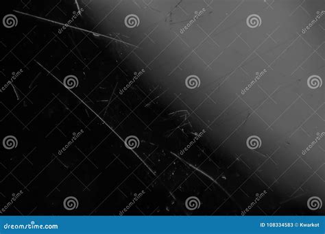 Scratched Glass Background Surface Stock Image Image Of Grey Grunge 108334583