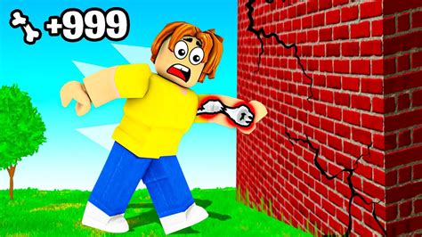 Punch A Brick Wall Simulator Roblox Youtube