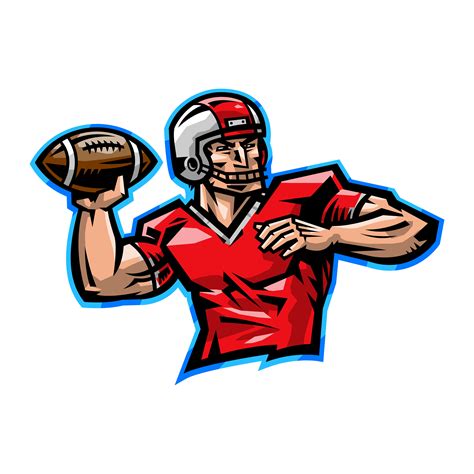 Football Player Cartoon 550698 Vector Art at Vecteezy