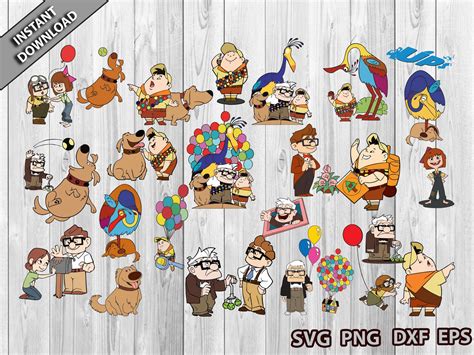 Up Movie SVG Disney Up Svg Disney Svg Pixar Up Carl and | Etsy