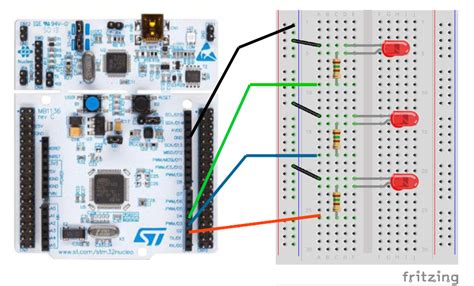 Led Blinking Stm Nucleo With Arduino Ide Gpio Pins Images