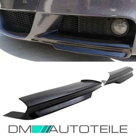 Vorfacelift Satz Flaps Spoiler Splitter Lippe schwarz Glanz passt für