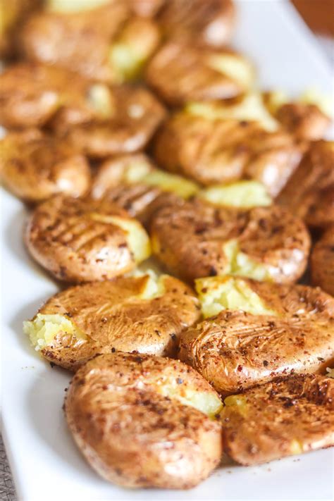 Air Fryer Smashed Potatoes Daily Dish Recipes 4 Ingredients