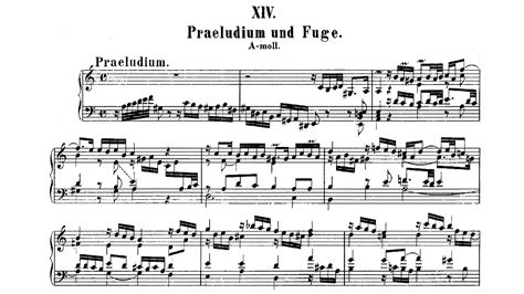 Js Bach Prelude And Fugue In A Minor Bwv Martin Galling