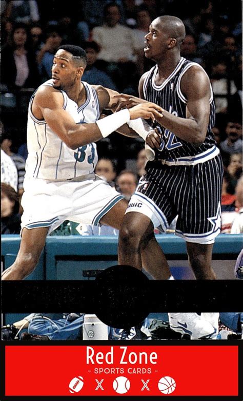 1993 94 SkyBox Premium SS3 Alonzo Mourning Shaquille O Neal NM NM