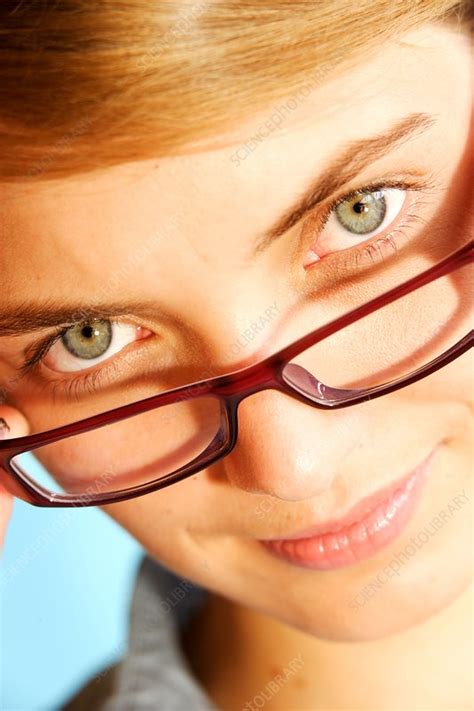 Woman With Glasses Stock Image C0310235 Science Photo Library