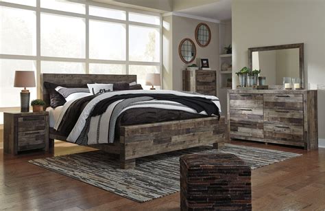 Modern Rustic Piece King Bedroom Set Broadmore Rc Willey