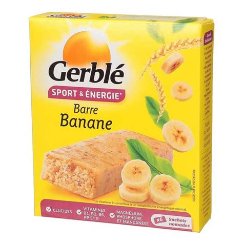 Gerble Barres Énergetiques Banane