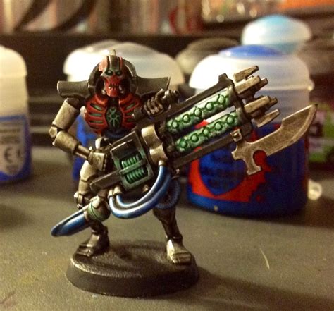 Grizwald's Necrons: Painting Tutorial Part 2: How to Paint the Red Areas