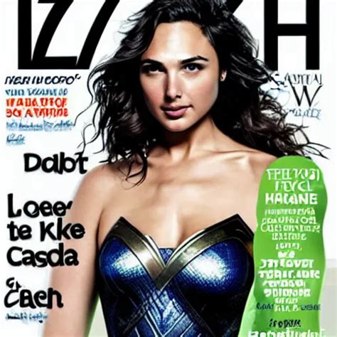 Gal Gadot Lizard Obese Covier Of A Female Magazine Stable Diffusion