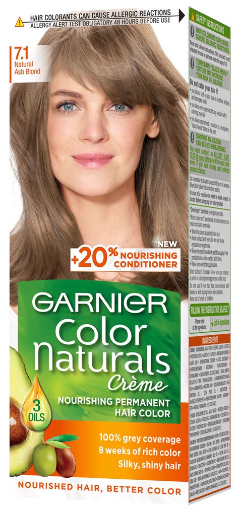 Garnier Color Naturals 7 1 Ash Blonde Hair Color Daggus