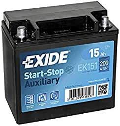 Exide Ek Agm Start Stop Auxiliary Battery Amazon Co Uk Automotive