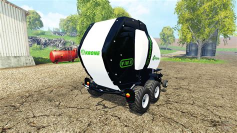 Krone Comprima V180 XC Black V1 1 Para Farming Simulator 2015