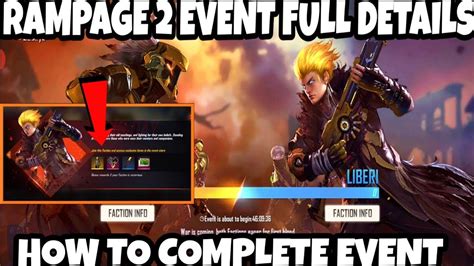 Free Fire Rampage Uprising Event Full Details How To Complete