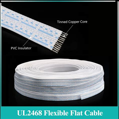 M Ul Flat Flexible Ribbon Cable Awg P P P P P P