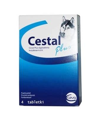 Cestal PLUS Tabletki ODROBACZENIE PSA 4 Szt 14827038644 Allegro Pl