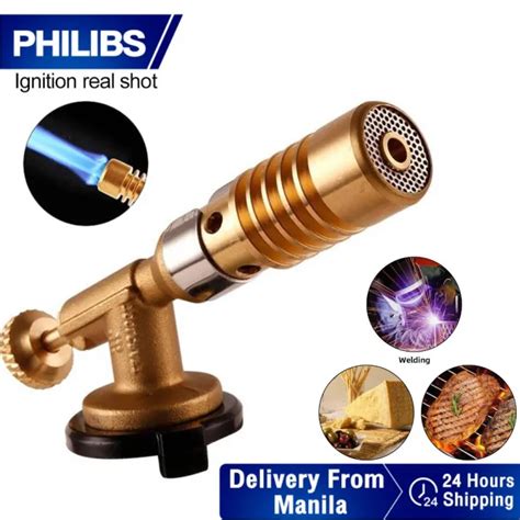 Philibs New Welding Torch High Temperature Brass Mapp Gas Turbo Torch