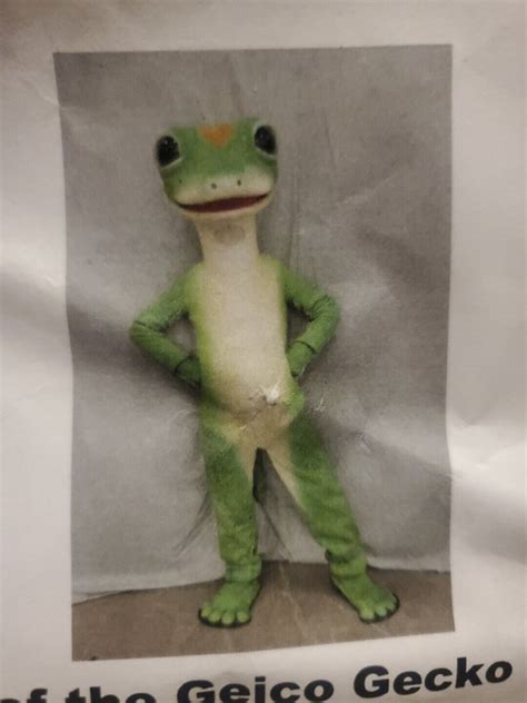 Geico Gecko Mascot Costume by Olympus Mascot Division - Gem