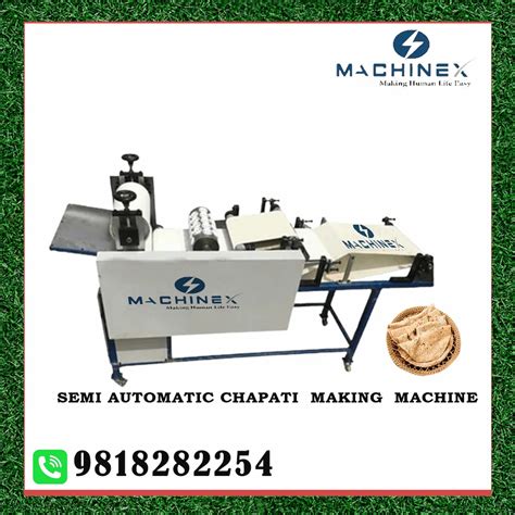 Semi Automatic Chapati Making Machine For Commercial Capacity