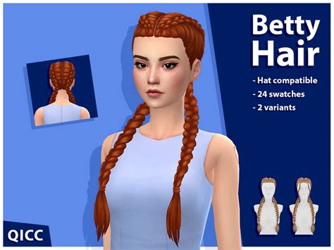 The Sims 3 Cc Hair French Braid Waternj