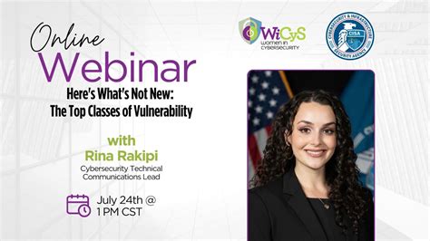 Cisa Webinar Heres Whats Not New The Top Class Of Vulnerability