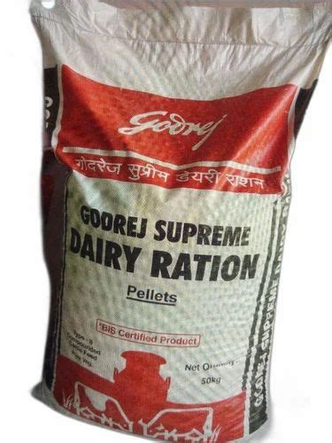 Godrej Supreme Dairy Ration Pellets Packaging Type Pp Bags Packaging